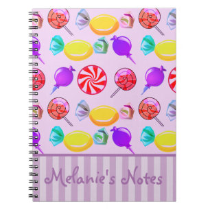 Pick and Mix Candy Personalised Notebook