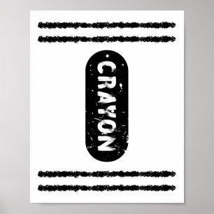 Pick Any Colour Crayon Box Halloween Costume Coupl Poster