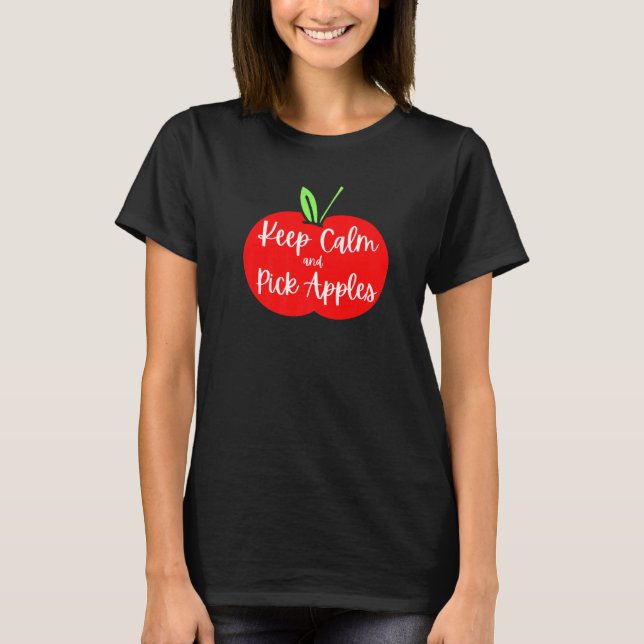 Pick Apples Apple Picking T-Shirt (Front)