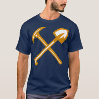 Pick Axe Shovel Crossed Retro