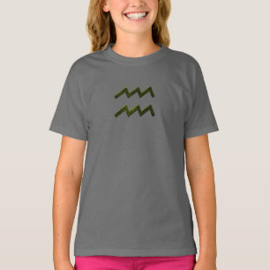 Pick Colour Aquarius Zodiac Astrological Sign T-Shirt
