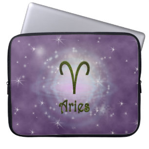 Pick Colour Aries Zodiac Astrological Sign Laptop Sleeve
