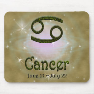 Pick Colour Cancer Zodiac Astrological Sign Mouse Mat