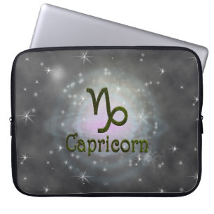 Pick Colour Capricorn Zodiac Astrological Sign Laptop Sleeve