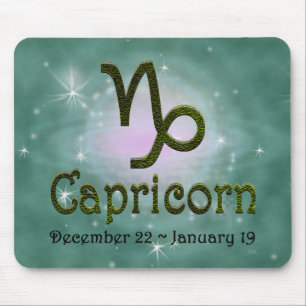 Pick Colour Capricorn Zodiac Astrological Sign Mouse Mat