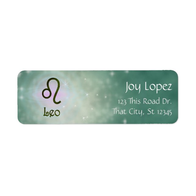 Pick Colour Leo Zodiac Astrological Sign (Front)
