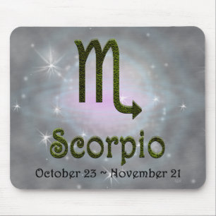 Pick Colour Scorpio Zodiac Astrological Sign Mouse Mat