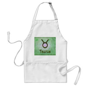 Pick Colour Taurus Zodiac Astrological Sign Standard Apron