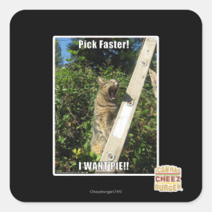 Pick Faster! Square Sticker