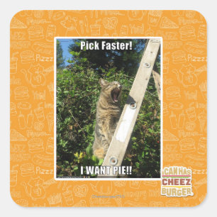 Pick Faster! Square Sticker
