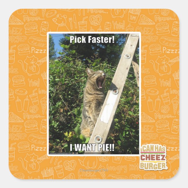 Pick Faster! Square Sticker (Front)