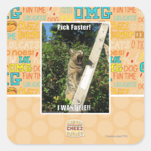Pick Faster! Square Sticker
