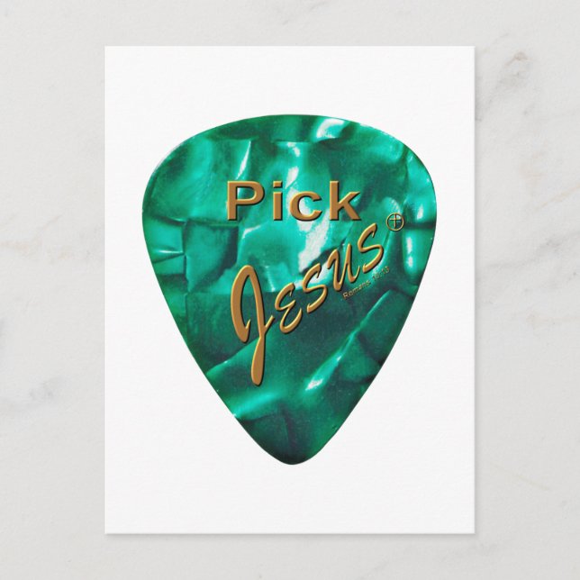 Pick Jesus Postcard (Front)