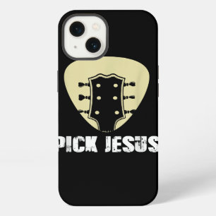 Pick Jesus Religious Musician Gift Idea Guitar iPhone 13 Case