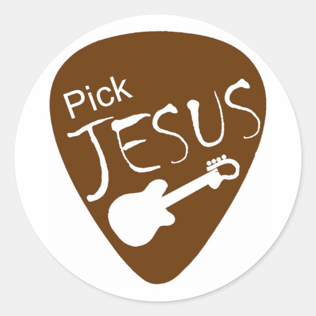 Pick Jesus Sticker (Front)