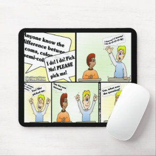 Pick Me Black Mouse Pad