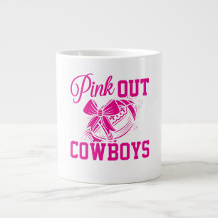 Pick Out Cowboys Rugby Large Coffee Mug