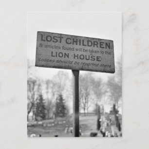 Pick Up Lost Children at the Lion House: 1943 Postcard