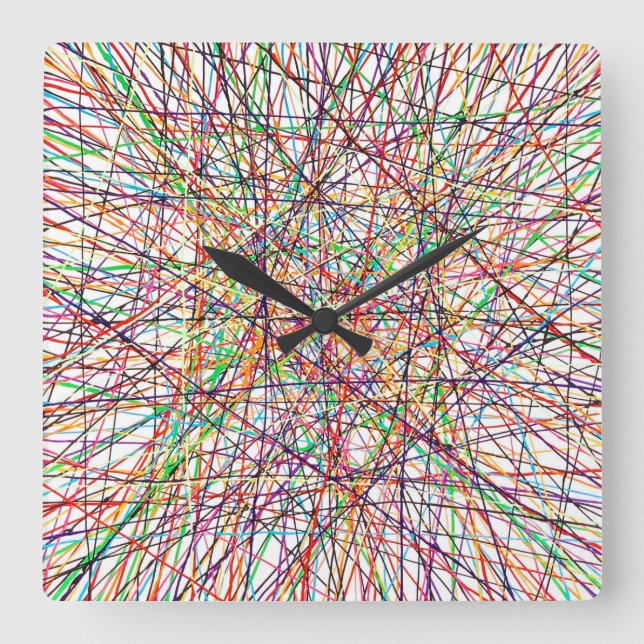 Pick Up Sticks Wall Clock (Front)