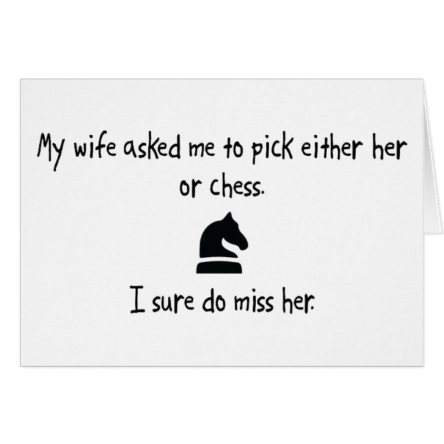 Pick Wife or Chess (Front Horizontal)