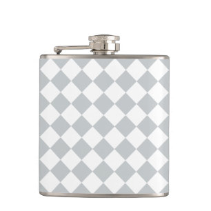 Pick your checkers colour Easily Customise This Hip Flask