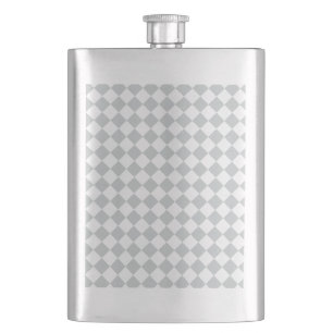 Pick your checkers colour Easily Customise This Hip Flask