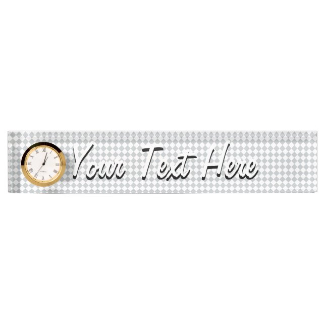 Pick your checkers colour Easily Customise This Nameplate (Front)