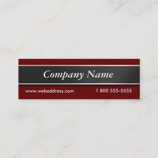 Pick Your Colour Professional Small Business Cards (Front)