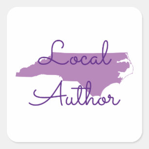 Pick Your Colours North Carolina Local Author Square Sticker