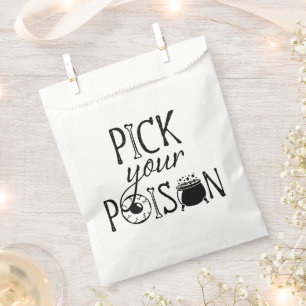 Pick Your Poison Halloween Party Favour Bags