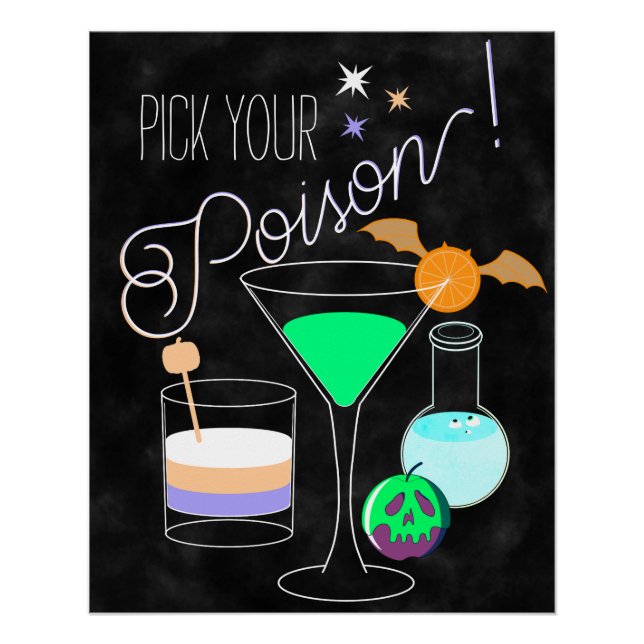Pick your Poison Poster (Front)