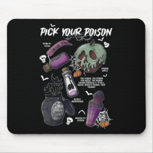 Pick Your Poison's Funny Drink Me Potion's Happy H Mouse Mat