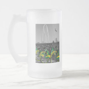 Pick Your Seat Select Frosted Glass Beer Mug