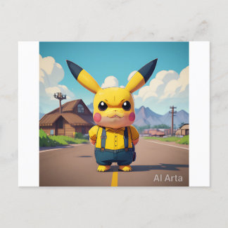 Pickachu postcard