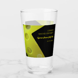 Pickeball birthday party bachelor party sport glass