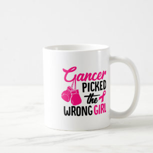 Picked The Wrong Girl Breast Cancer Awareness Coffee Mug