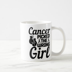 Picked The Wrong Girl Breast Cancer Awareness Mont Coffee Mug
