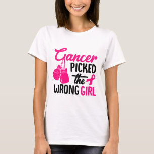 Picked The Wrong Girl Breast Cancer Awareness T-Shirt