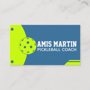 Pickelball Coach Business Card