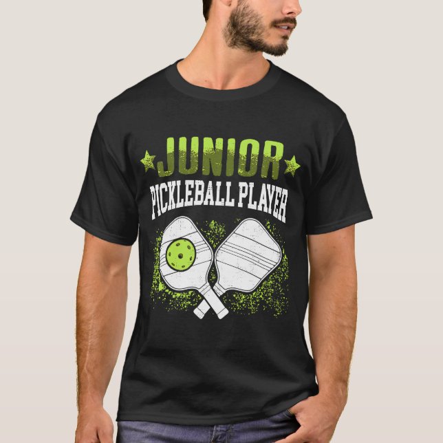 Pickelball Junior Pickleball Player Pickleballplay T-Shirt (Front)