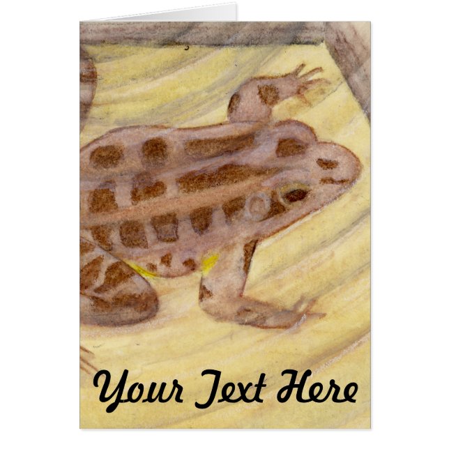 Pickerel Frog Watercolor (Front)