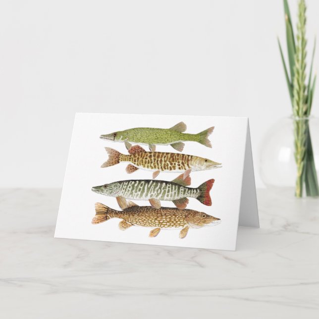 Pickerel,Muskies & Pike Card (Front)