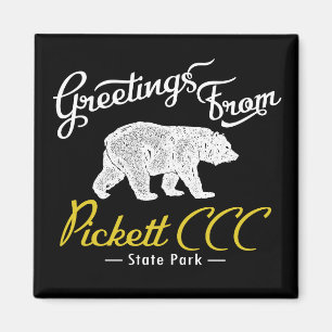 Pickett CCC State Park Bear Magnet