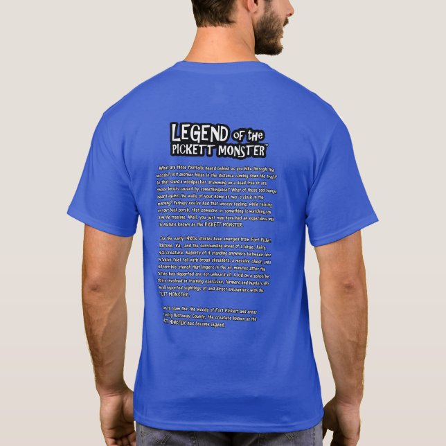 PICKETT MONSTER - LEGEND of the PICKETT MONSTER T-Shirt (Back)