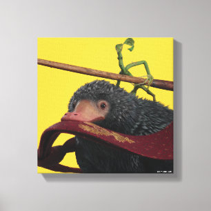 Pickett & Teddy With Wand and Tie Canvas Print