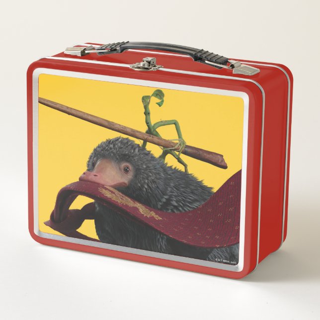 Pickett & Teddy With Wand and Tie Metal Lunch Box (Front)