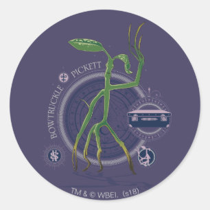 PICKETT™ The BOWTRUCKLE™ Graphic Classic Round Sticker