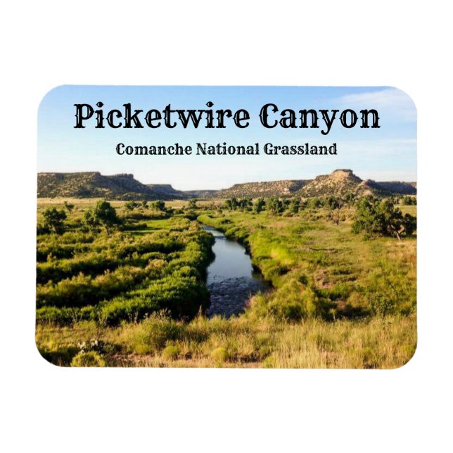 Picketwire Canyon Comanche Natl. Grassland Magnet (Horizontal)