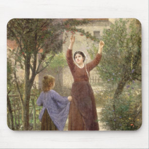 Picking Cherries Mouse Mat
