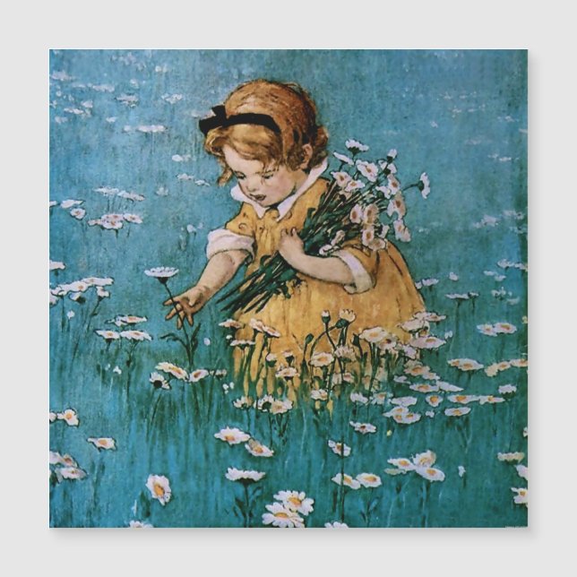 Picking Daisies by Jessie Willcox Smith (Front)